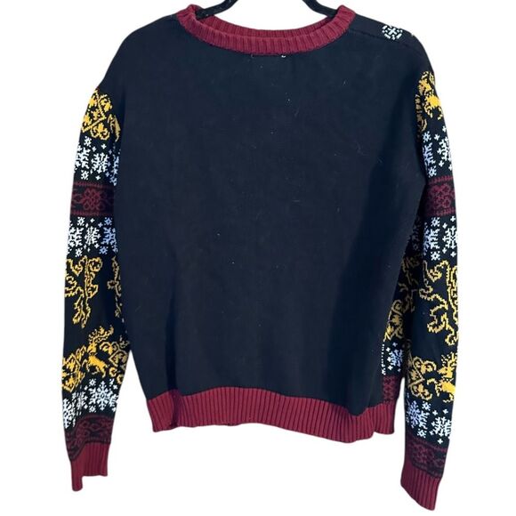 GAME OF THRONES IRON ANNIVERSARY "I DRINK & I KNOW THINGS" SWEATER ADULT SIZE L - Picture 2 of 10